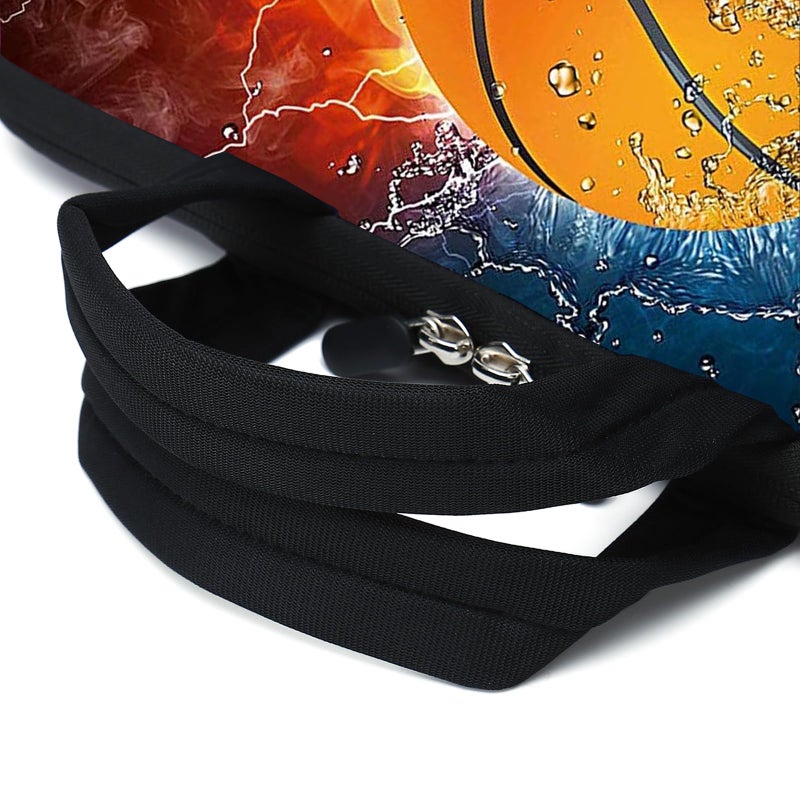 AMARY 11.6" 12 inch Laptop case Neoprene Notebook Carrying Pouch Chromebook Sleeve Ultrabook Case Tablet Cover Fit Apple MacBook Air HP DELL Lenovo Asus Samsung (Hot Basketball) - Image 5